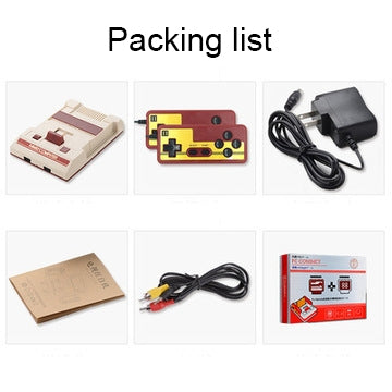 RS-35 Retro FC TV Game Consoles Built-in 500 Games, RS-35(US Plug)