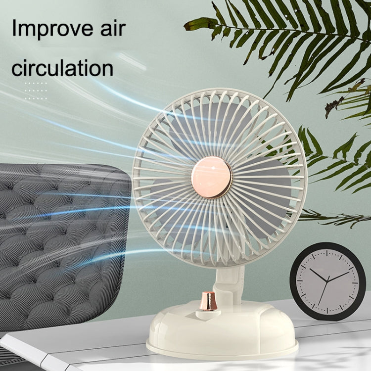 F10 Portable Quiet Desktop Retro Moving Head USB Fan, F10 Bean Green