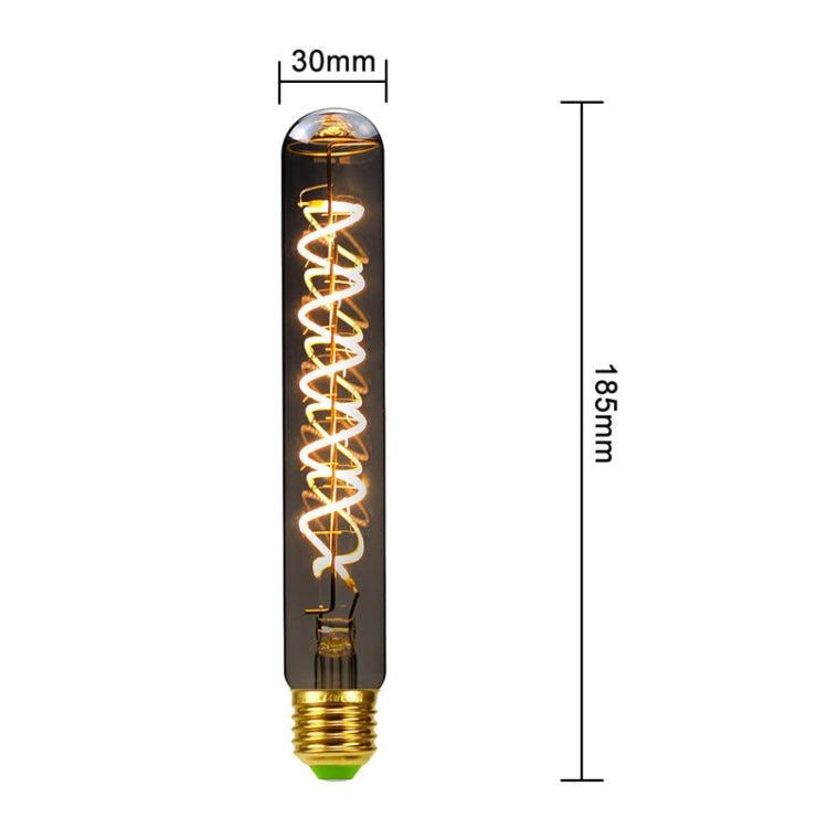 Electroplating Smoke Grey Warm Light LED Bulb Retro Lamp
