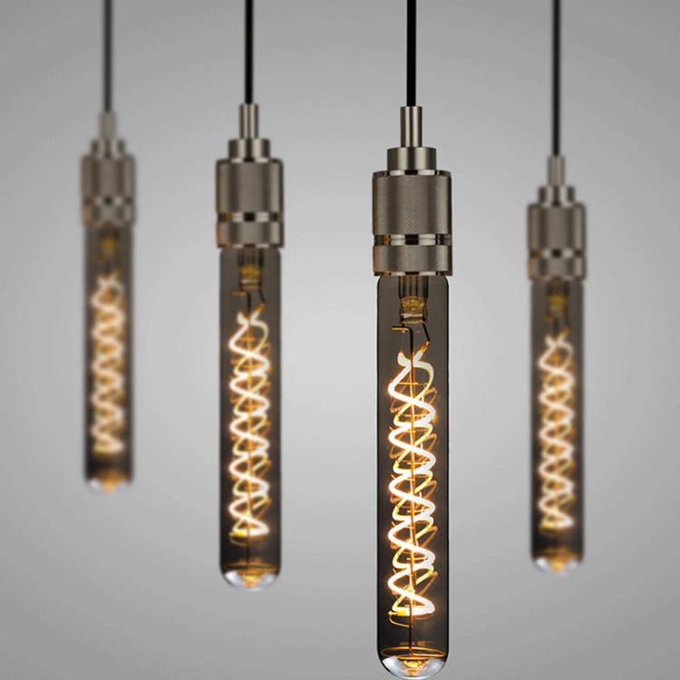 Electroplating Smoke Grey Warm Light LED Bulb Retro Lamp