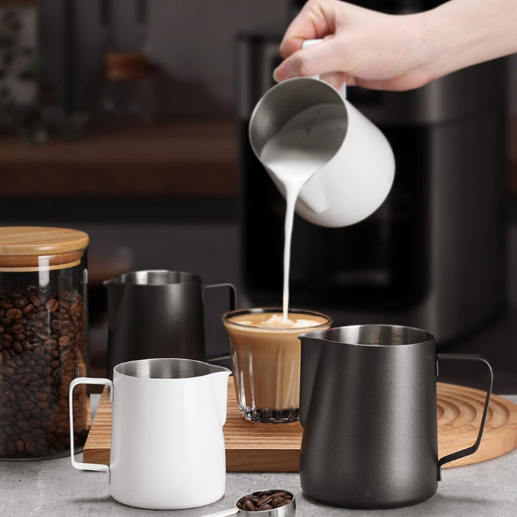 304 Stainless Steel Coffee Pot with Scale, Spec:, 350ml (Retro Beak)