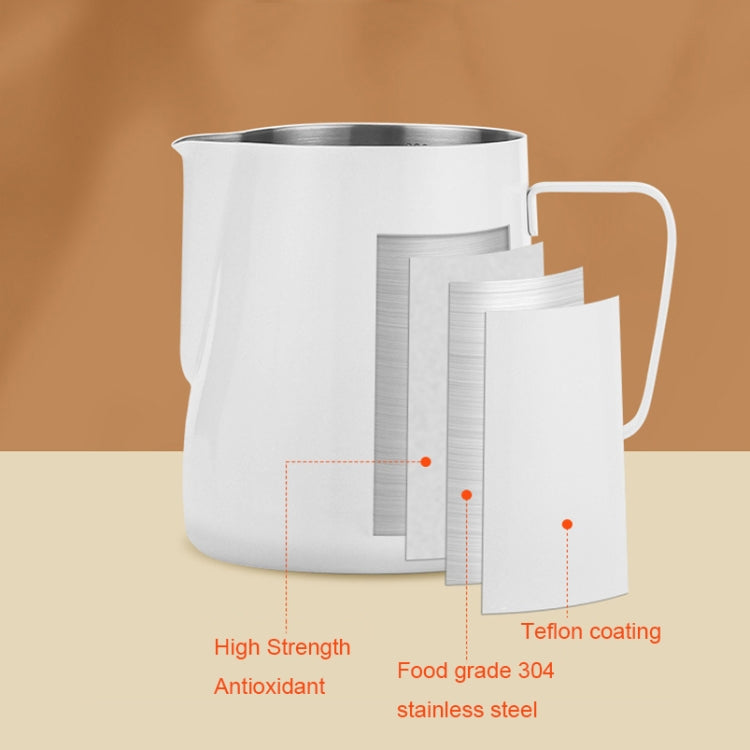 304 Stainless Steel Coffee Pot with Scale, Spec:, 350ml (Retro Crane Mouth)
