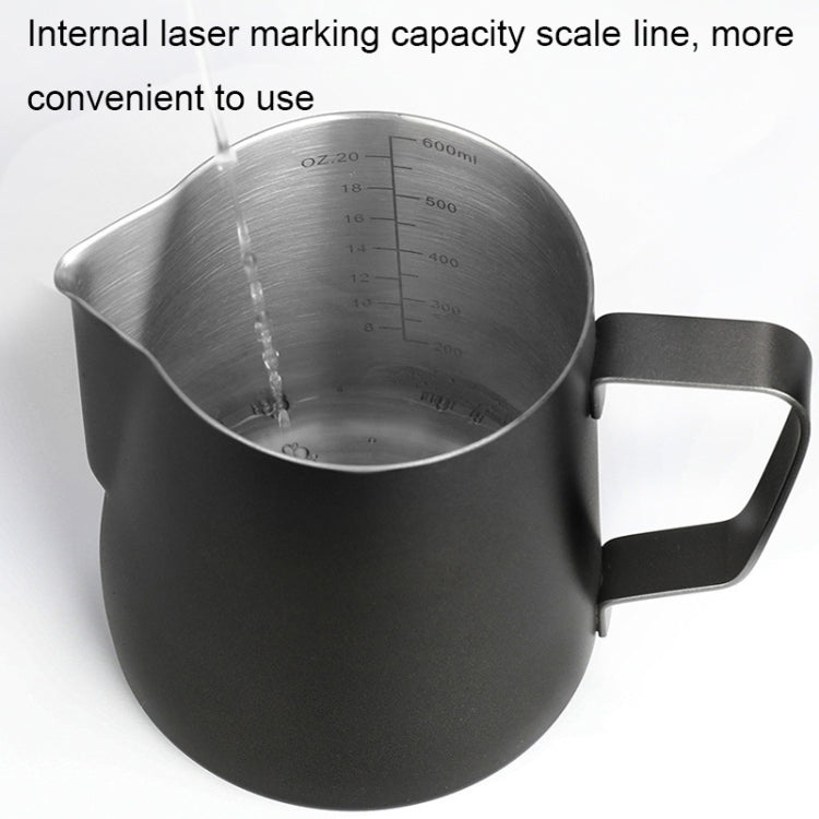 304 Stainless Steel Coffee Pot with Scale, Spec:, 350ml (Retro Crane Mouth)