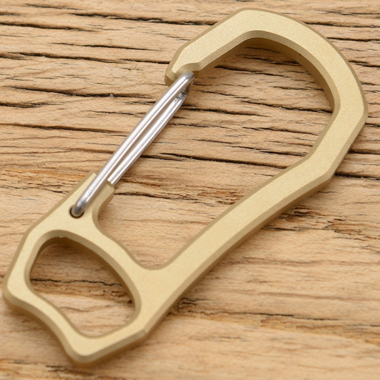 Bronze Keychain Retro Fast Hanging Spring Climbing Buckle, Bronze