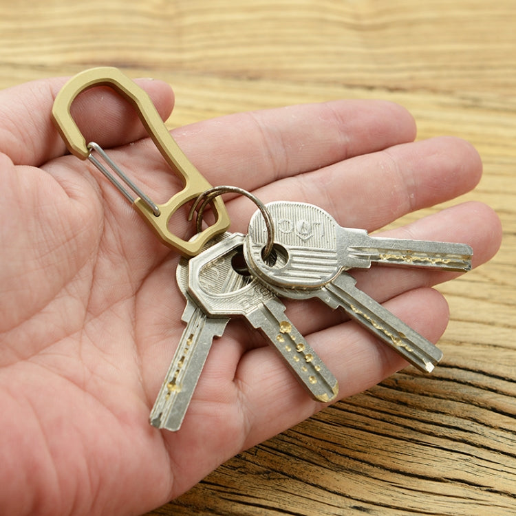 Bronze Keychain Retro Fast Hanging Spring Climbing Buckle, Bronze