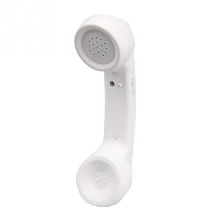 Bluetooth Wireless Connection Retro Microphone External Mobile Phone Handset, Bluetooth White
