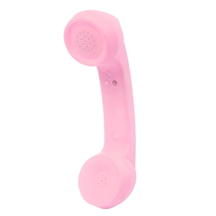 Bluetooth Wireless Connection Retro Microphone External Mobile Phone Handset, Bluetooth Pink