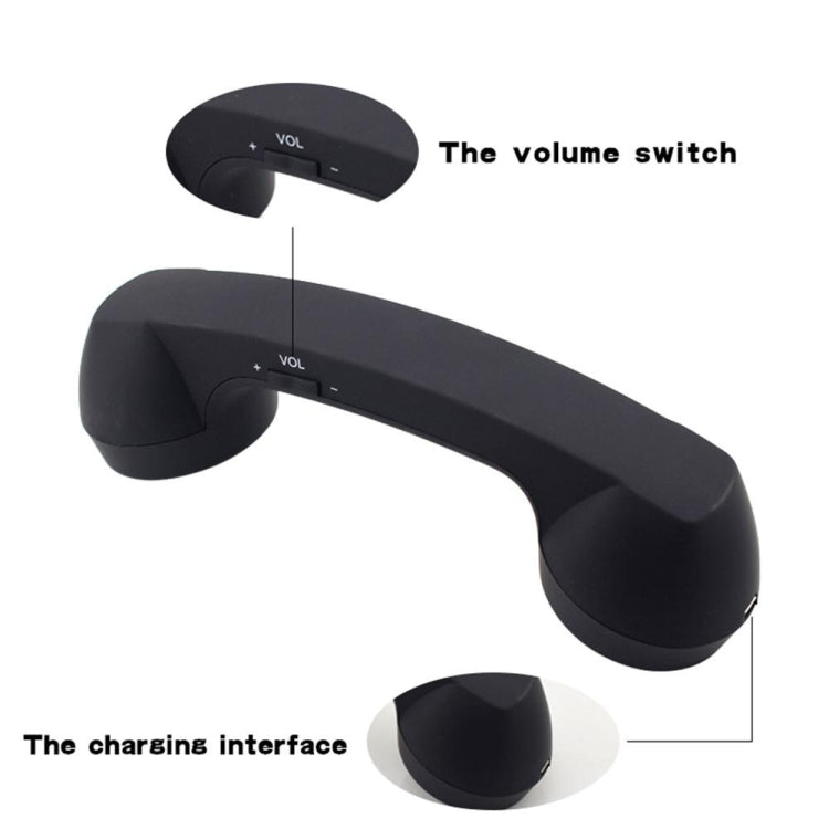 Bluetooth Wireless Connection Retro Microphone External Mobile Phone Handset, Bluetooth Pink