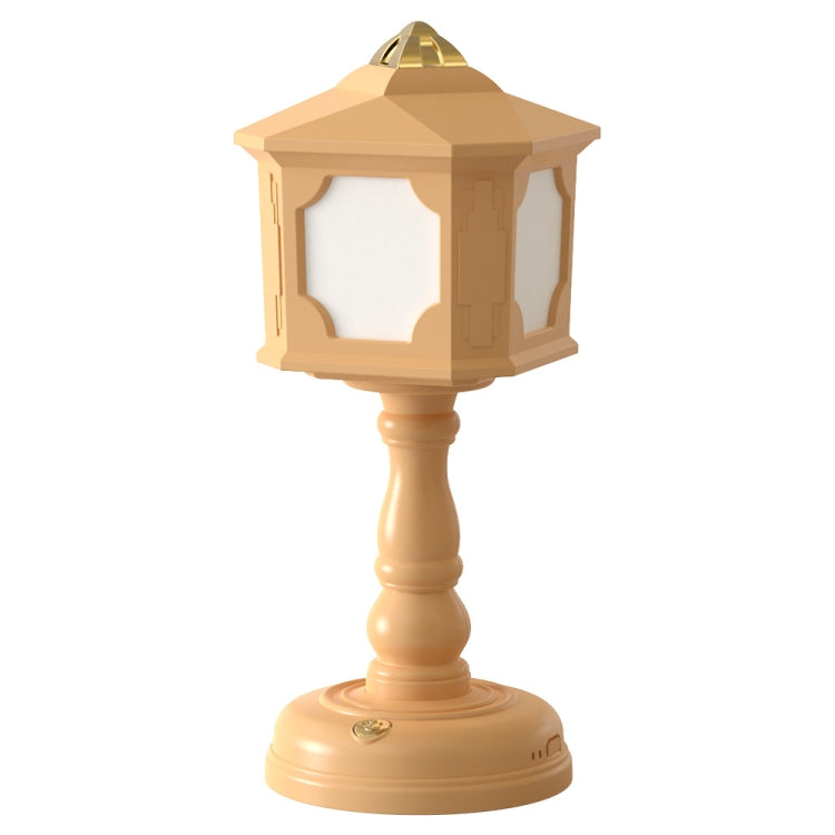 GIVELONG Retro Table Lamp USB Charging Small Night Light, Style:, 321-2 Yellow