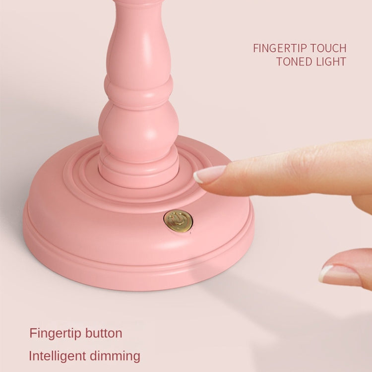 GIVELONG Retro Table Lamp USB Charging Small Night Light, Style:, 322-2 Yellow