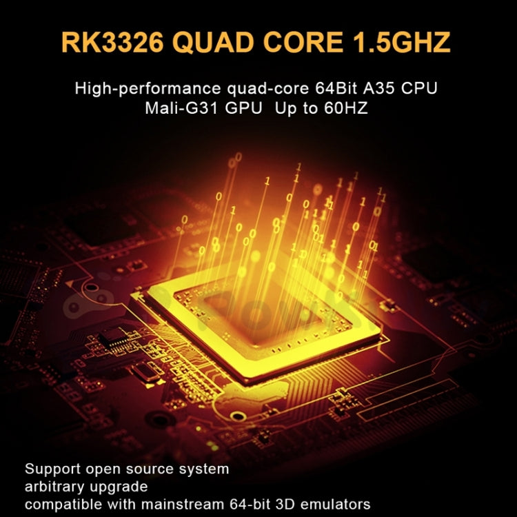 POWKIDDY RGB20S 3.5-Inch IPS Screen Retro Open Source Handheld Game Console, 16GB+64GB