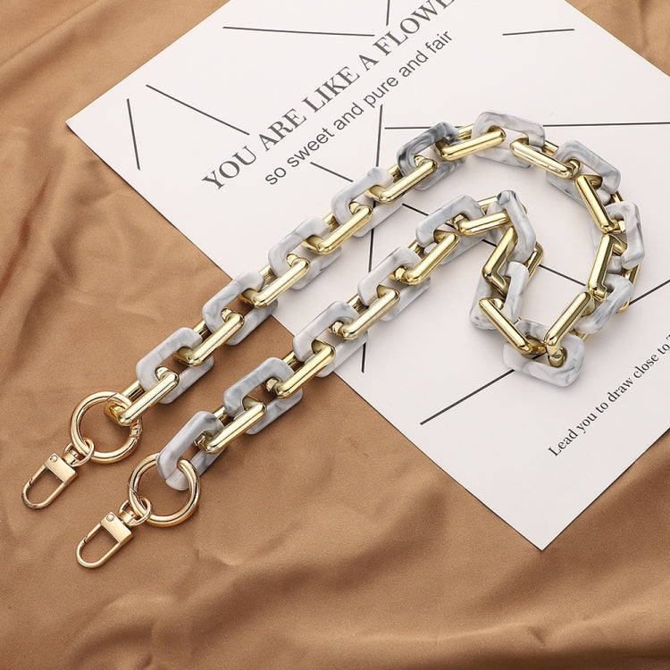 Retro Mobile Phone Chain Lanyard Tortoiseshell Acrylic Resin Bag Chain with Spacer