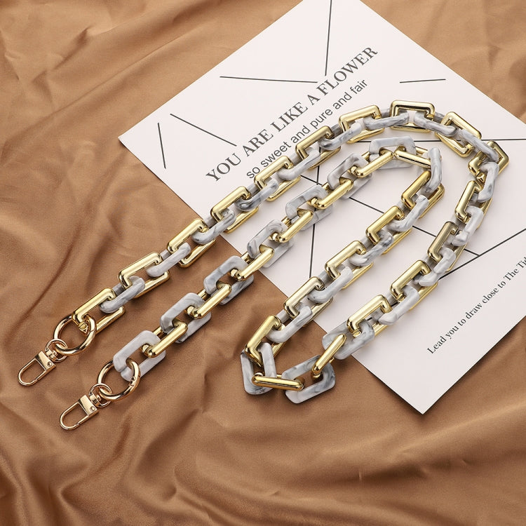 Retro Mobile Phone Chain Lanyard Tortoiseshell Acrylic Resin Bag Chain with Spacer