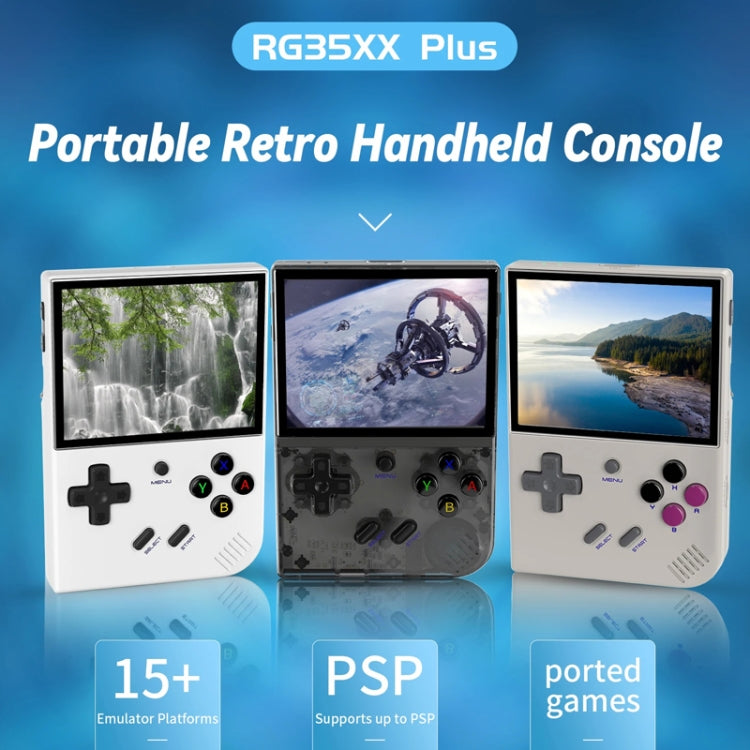 ANBERNIC RG35XX PLUS Handheld Game Console 3.5-Inch IPS Screen Support HDMI TV, 64GB
