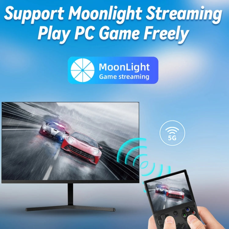 ANBERNIC RG35XX PLUS Handheld Game Console 3.5-Inch IPS Screen Support HDMI TV, 64GB+128GB