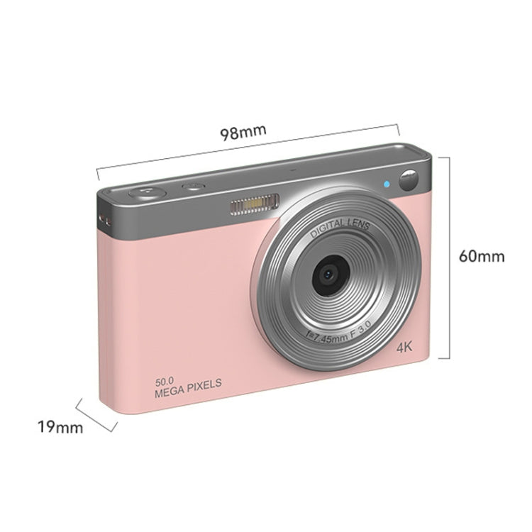50 MP HD Camera 4K Video Retro Vlog Self-Shooting Camera