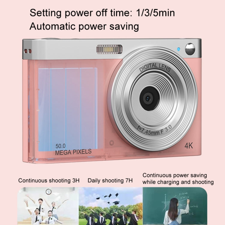 50 MP HD Camera 4K Video Retro Vlog Self-Shooting Camera