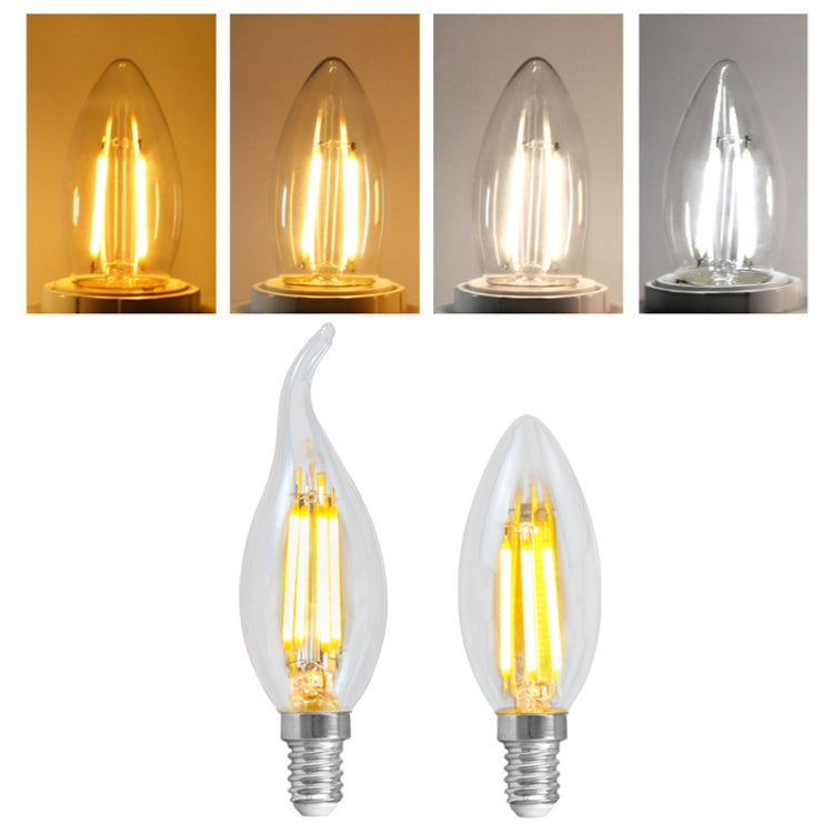C35 Constant Current Flicker-free LED Highlight Retro Chandelier Lights, Sharp Bulbs E14-6W