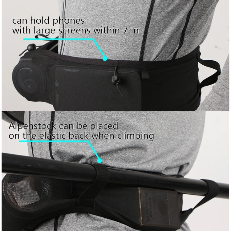 Close-fitting Sports Waist Bag Lightweight Marathon Running Belt, L