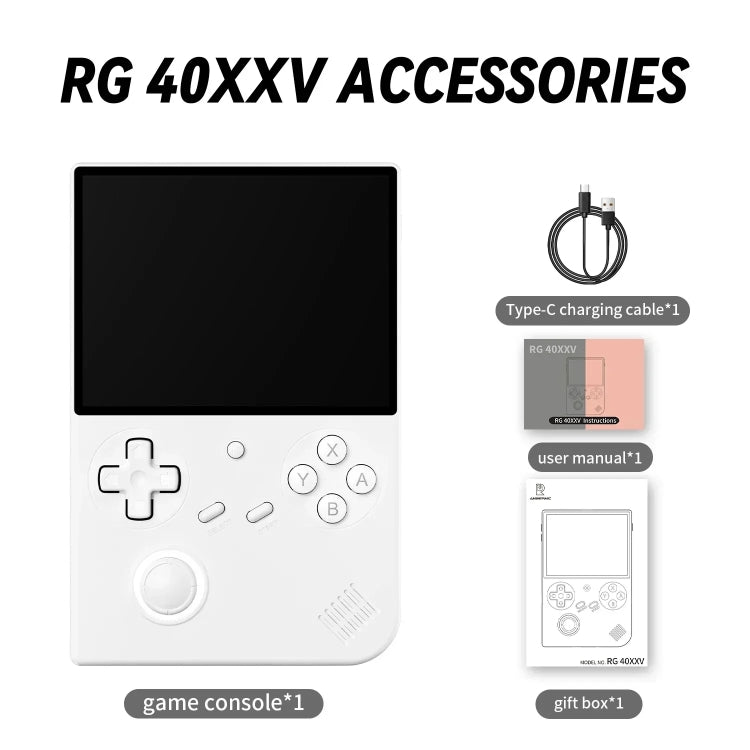 ANBERNIC RG40XXV Vertical HD Screen Joystick Game Console With Ambient Light Portable Retro Handheld Console, 64GB+256GB