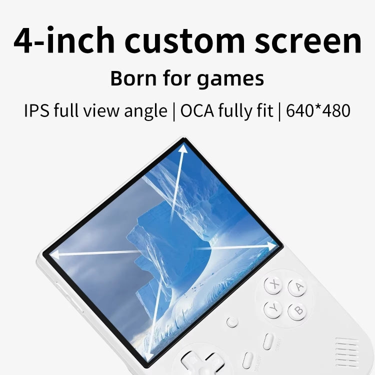 ANBERNIC RG40XXV Vertical HD Screen Joystick Game Console With Ambient Light Portable Retro Handheld Console, 64GB+128GB