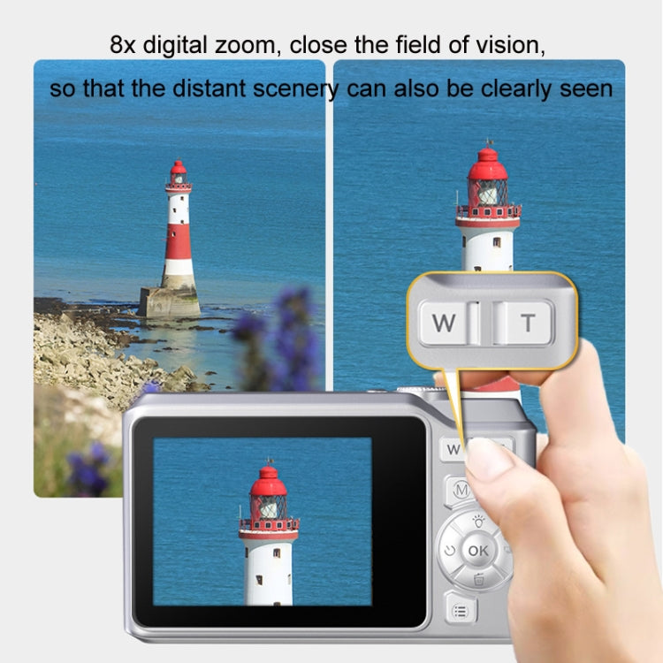 1080P HD Student Retro Digital Card Camera, Black+32G