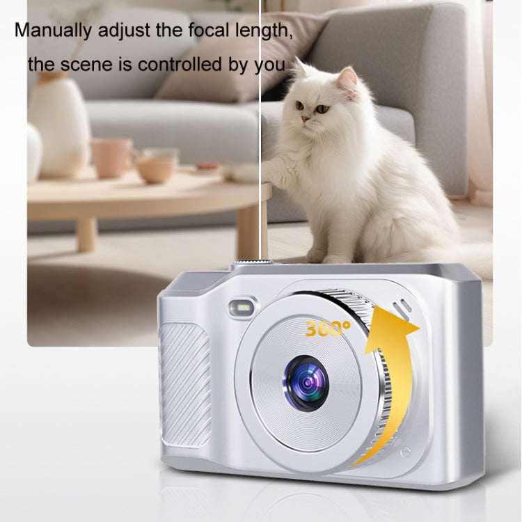 1080P HD Student Retro Digital Card Camera, Black+32G