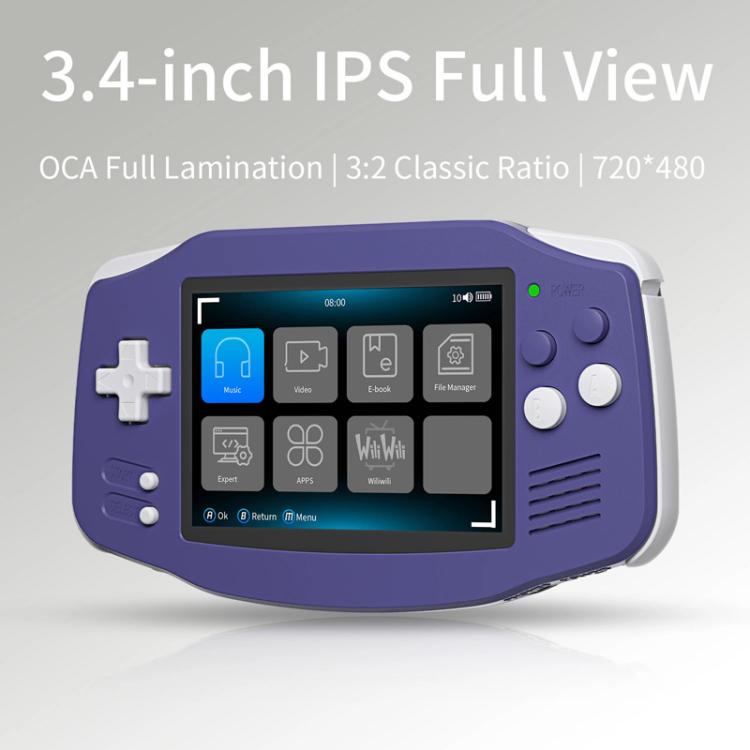 ANBERNIC RG 34XX Handheld Game Console Classic Retro Wireless WIFI Video Gaming Player, Standard + 256G