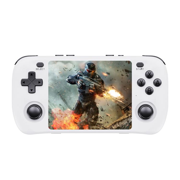 H36S 3.5 Inch IPS HD Screen Retro PSP Game Console Linux System GBA Handheld Video Game Console, 128G