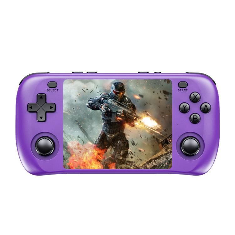 H36S 3.5 Inch IPS HD Screen Retro PSP Game Console Linux System GBA Handheld Video Game Console, 128G