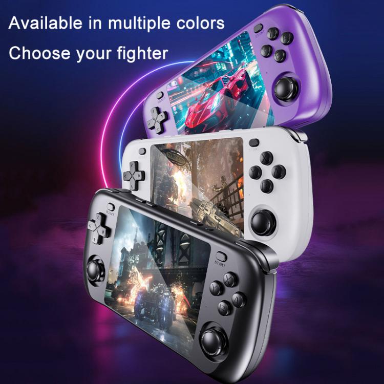 H36S 3.5 Inch IPS HD Screen Retro PSP Game Console Linux System GBA Handheld Video Game Console, 128G