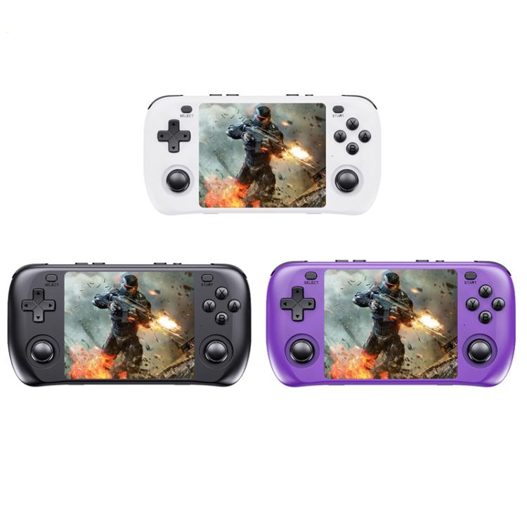 H36S 3.5 Inch IPS HD Screen Retro PSP Game Console Linux System GBA Handheld Video Game Console, 128G