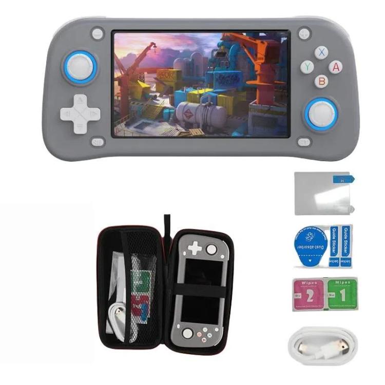 XF43 Retro Handheld Game Console Open Source 4.3 Inch Large Screen Gaming Video Players Console, 64G
