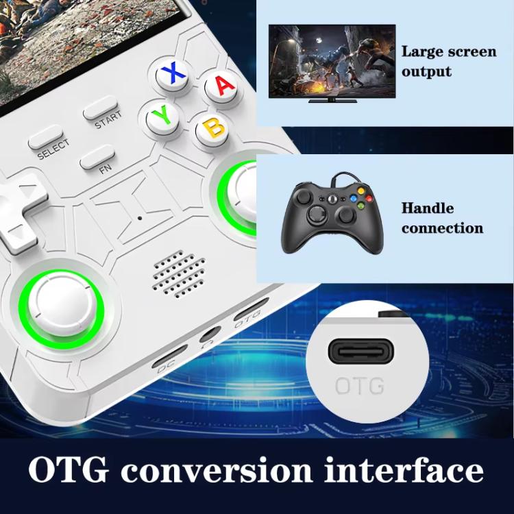 R36 Ultra 4-inch Open-Source Linux Handheld Game Console with Wi-Fi/MIFI Support Retro Portable Arcade, 128G