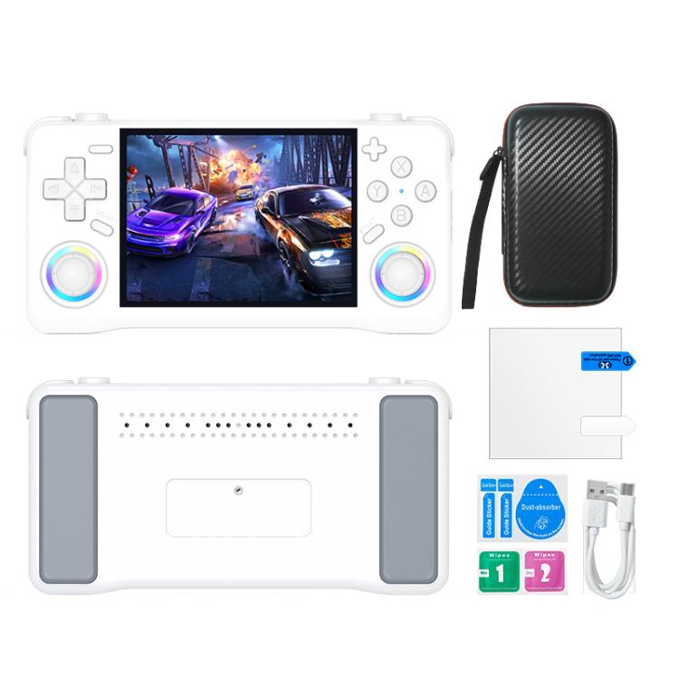 XF35H 3.5-Inch Retro Handheld Game Console With Linux System And RGB Light Pocket Video Game Player, 128G