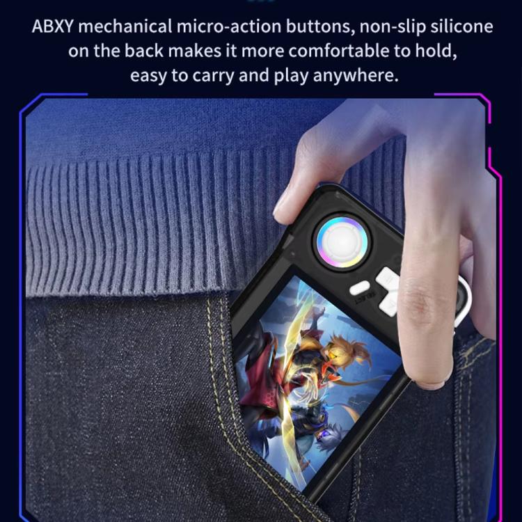 XF35H 3.5-Inch Retro Handheld Game Console With Linux System And RGB Light Pocket Video Game Player, 64G