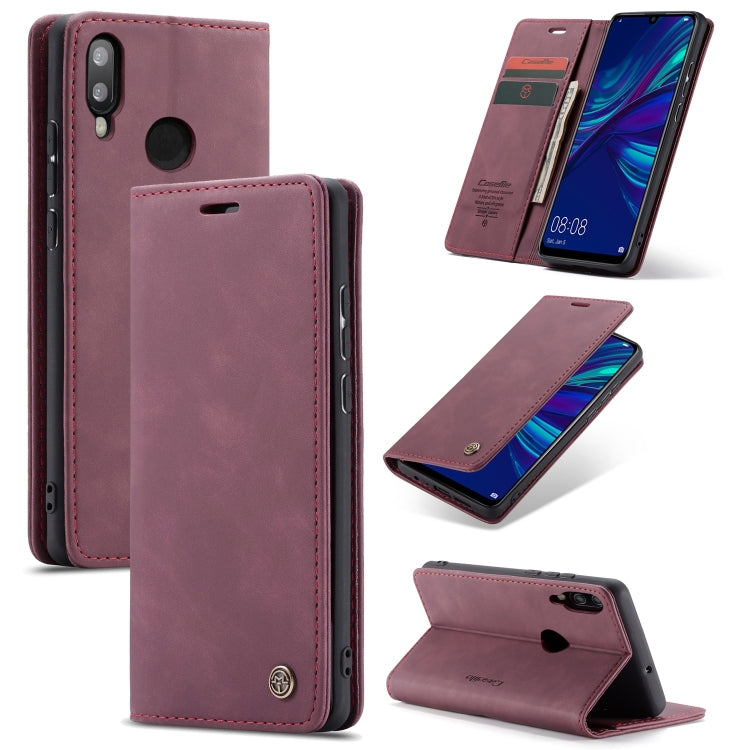 CaseMe Multifunctional Retro Frosted Horizontal Flip Leather Case for Huawei P Smart 2019 / Honor 10 Lite, with Card Slots & Holder & Wallet, Compatible with Huawei P Smart 2019