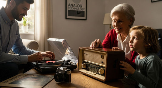analog technology family interaction
