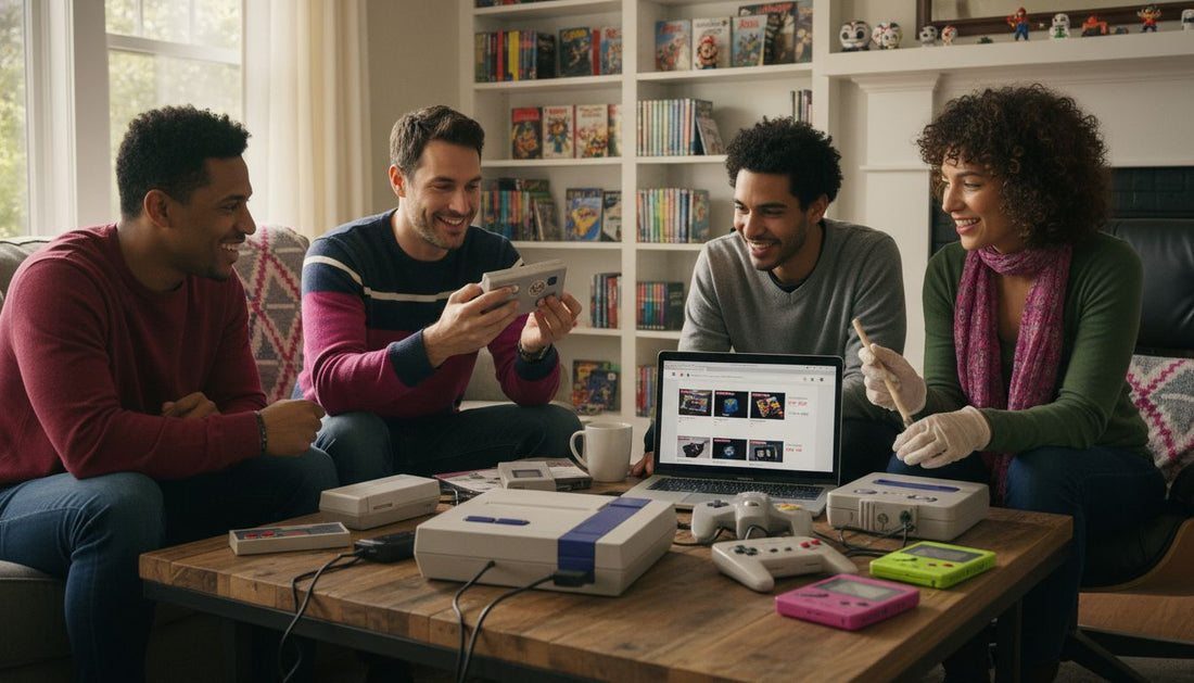 retro nintendo console