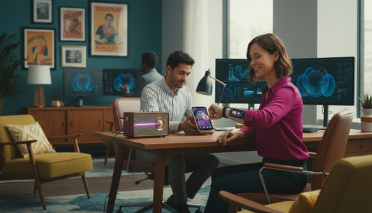 retro smart workspace