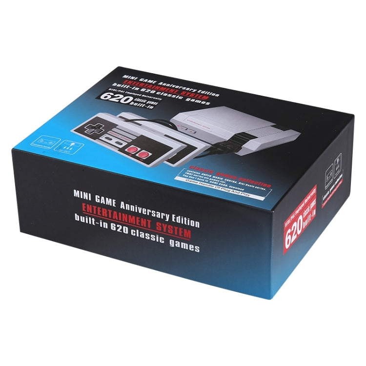 Retro Classic TV Mini Game Console, Built-in 620 Games, 620 Games(EU Plug)