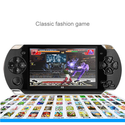 X6 4.3 inch Screen Retro Portable Game Console with 3MP Camera, Built-in 10000 Games, Supports E-book / Recording / Music Playing / Video Playing