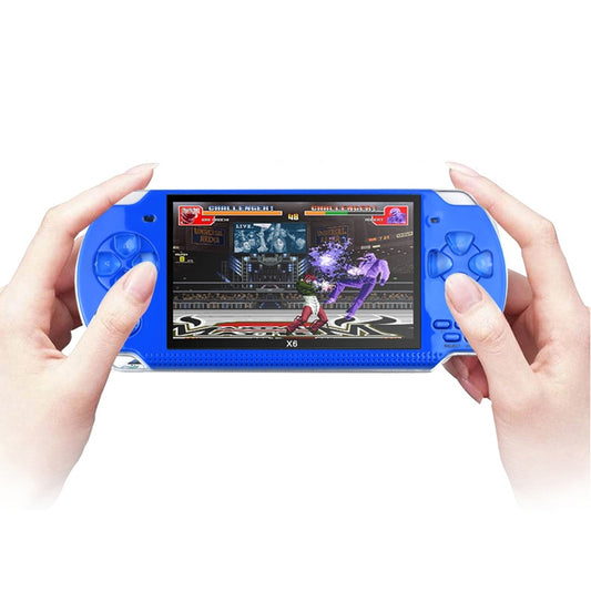 X6 4.3 inch Screen Retro Portable Game Console with 3MP Camera, Built-in 10000 Games, Supports E-book / Recording / Music Playing / Video Playing