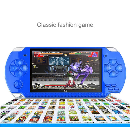 X6 4.3 inch Screen Retro Portable Game Console with 3MP Camera, Built-in 10000 Games, Supports E-book / Recording / Music Playing / Video Playing