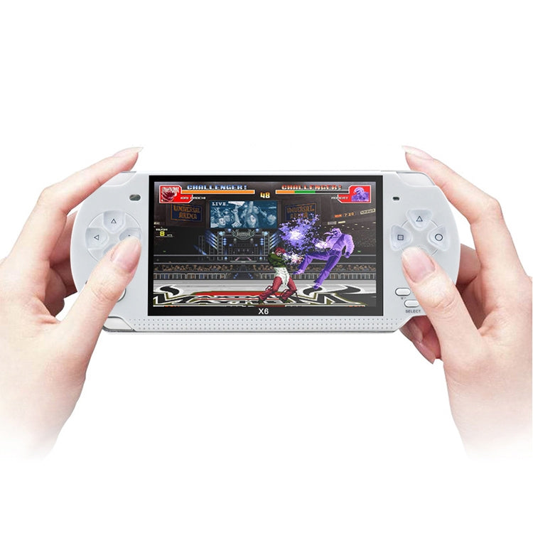 X6 4.3 inch Screen Retro Portable Game Console with 3MP Camera, Built-in 10000 Games, Supports E-book / Recording / Music Playing / Video Playing