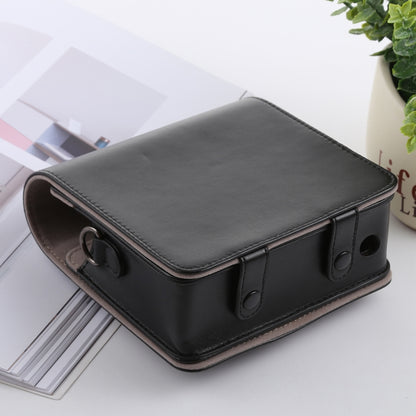 Retro Style Full Body Camera PU Leather Case Bag with Strap compatible with FUJIFILM instax SQUARE SQ6, Compatible with FUJI SQ6