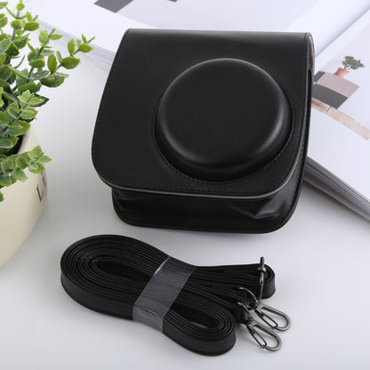 Retro Style Full Body Camera PU Leather Case Bag with Strap compatible with FUJIFILM instax mini 9 / mini 8+ / mini 8, Compatible with FUJI mini 9