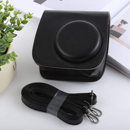 Retro Style Full Body Camera PU Leather Case Bag with Strap compatible with FUJIFILM instax mini 9 / mini 8+ / mini 8, Compatible with FUJI mini 9