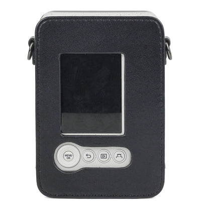 Full Body Camera Retro PU Leather Case Bag with Strap compatible with FUJIFILM instax mini Liplay, Compatible with FUJIFILM instax mini Liplay