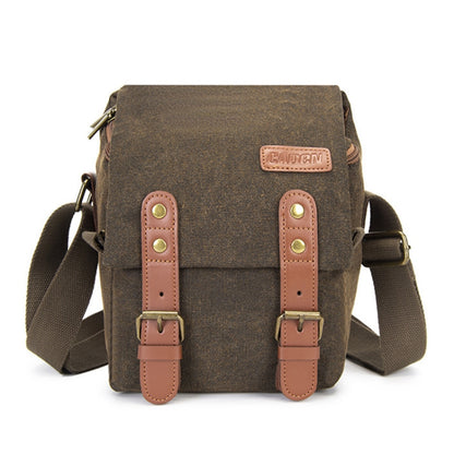 CADEN N1 Simple Retro Multifunctional Canvas Waterproof Digital Camera Photography Bag, N1 Simple Coffee